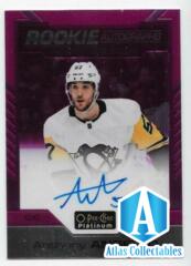20/21 O-PEE-CHEE PLATINUM ROOKIES MATTE PINK AUTOGRAPH Anthony Angello #/99